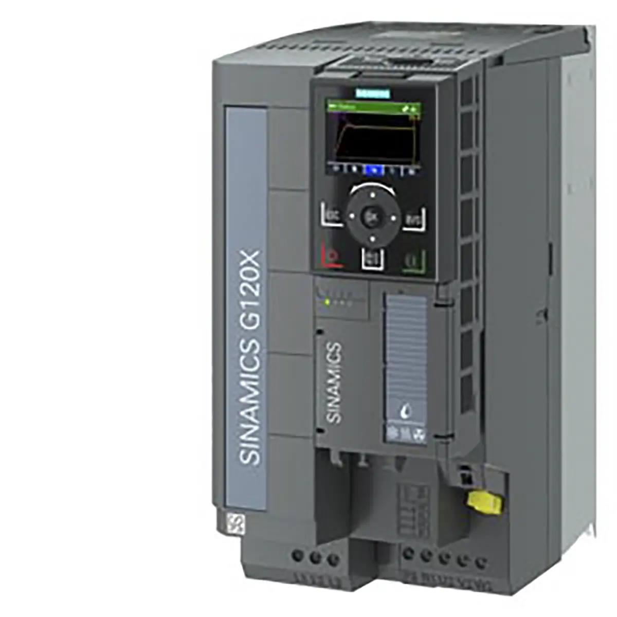Produktfoto 1 von Siemens SINAMICS G120X 3-Phasen Frequenzumrichter 15 kW 480 V 12 A 200Hz