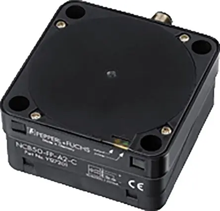 Produktfoto 1 von Pepperl + Fuchs M12 Induktiver Näherungssensor, Kubisch PnP / 200mA 50 mm, IP68 60 V dc