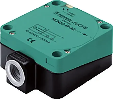 Produktfoto 1 von Pepperl + Fuchs Comfort M20 Induktiver Näherungssensor, Kubisch PnP / 200mA 40 mm, IP68 60 V dc