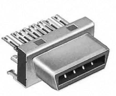 Produktfoto 1 von Hirose FI Schnittstellenmodul Rechteckig, Buchse, 15-polig, 250V ac, Panel 1A