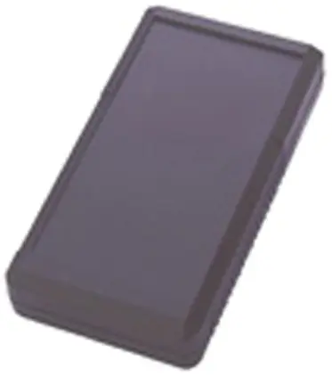 Bopla Serie BOS Tragbares Gehäuse, ABS, 84 mm Eingebautes Batteriefach, 157 mm, H. 30 mm, Schwarz, IP40