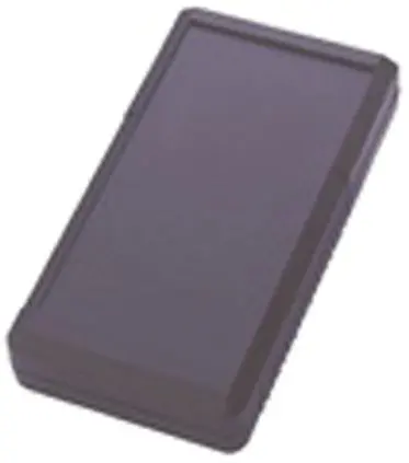 Produktfoto 1 von Bopla Serie BOS Tragbares Gehäuse, ABS, 84 mm Eingebautes Batteriefach, 157 mm, H. 30 mm, Schwarz, IP40