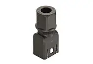 Produktfoto 1 von HARTING Han A Gehäuse für robusten Stromversorgungsstecker, Adapter 1A Gehäuse, IP65