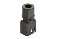 Produktfoto 1 von HARTING Han A Gehäuse für robusten Stromversorgungsstecker, Adapter 1A Gehäuse, IP65