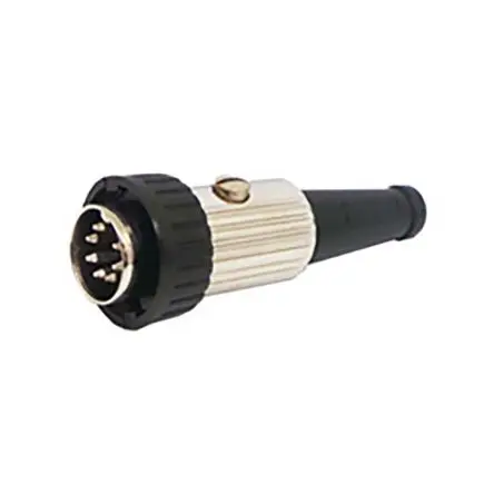 Produktfoto 1 von Deltron 592 Standard DIN-Stecker Gerade 7-polig, DIN 45327, DIN 45326, DIN 41524, DIN 45329, DIN 45322, 34V ac/dc 2A