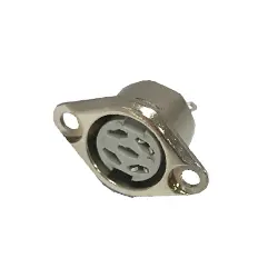 Produktfoto 1 von Deltron 630 Standard DIN-Buchse Gerade 5-polig, DIN 41524, DIN 45329, DIN 45326, DIN 45322, DIN 45327, 34 V ac/dc 2A