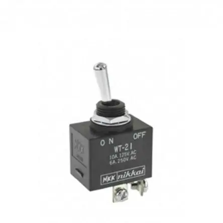 Produktfoto 1 von NKK Switches Panel Kippschalter DPST, Ein-Aus, 250 V ac, 10A, IP67, Schraube