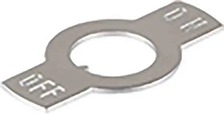 Produktfoto 1 von NKK Switches Kippschalter-Bezeichnungsschild zur Verwendung mit M, P