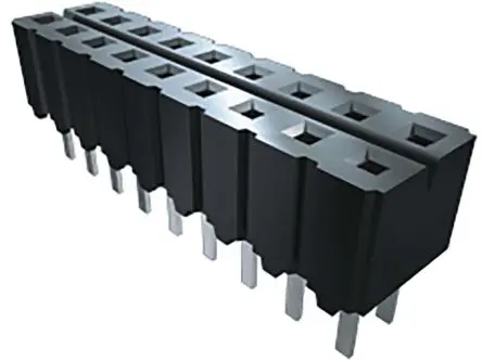 Samtec CES Leiterplattenbuchse Gerade Durchsteckmontage 12-polig / 1-reihig, Raster 2.54 mm Lot
