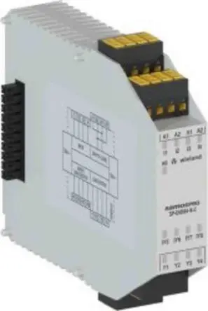 Produktfoto 1 von Wieland SP-DIO84-K Eingangs-/Ausgangsmodul, 24V dc, 8 Eingänge / 4 Ausgänge