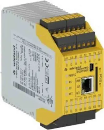 Produktfoto 1 von Wieland SP-COP Sicherheitssteuerung 16 Eingänge / 4 Ausgänge 16.8V dc, 30 V dc LED-Anzeige Kat. PLe/Category 4 EN ISO