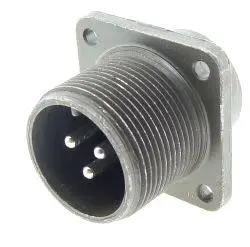Amphenol Industrial, MS-E Kupferlegierung MIL-Spec Rundsteckverbinder Gerade, 3-polig, 700V, Gerätemontage, Gehäuse 16