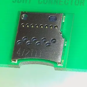 Produktfoto 1 von JST SDHT MicroSD, Horizontal Karten-Steckverbinder, Raster 1.1 mm, Push-Pull
