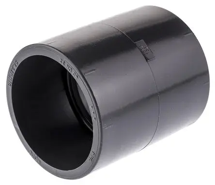 Produktfoto 1 von Georg Fischer PVC-Kupplung Muffe mit gleichen Verschraubungen Einsteck-Anschluss Polyvinylchlorid (unplastifiziert)