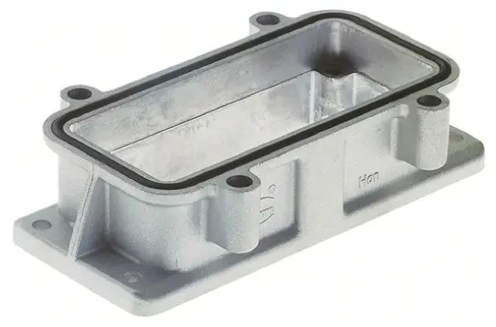 Produktfoto 1 von HARTING Han B Gehäuse für robusten Stromversorgungsstecker Schraubbefestigung 6B Steckverbindergehäuse, IP65