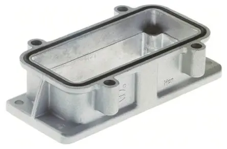 Produktfoto 1 von HARTING Han B Gehäuse für robusten Stromversorgungsstecker Schraubbefestigung 6B Steckverbindergehäuse, IP65