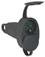 Produktfoto 1 von Legrand Netzsteckverbinder Kabel 16A, 2+E, Typ E Gummi, 250V Schwarz Schraubbefestigung, für Europa