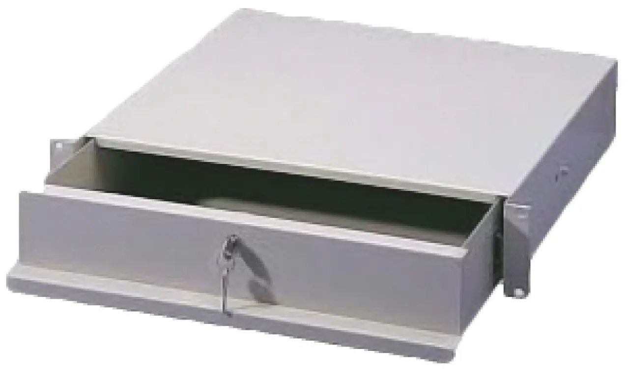 Produktfoto 1 von Rittal DK Serverschrank, 3 U 419 mm 411 mm 132.5 mm Hellgrau Stahlblech