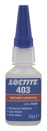 Produktfoto 1 von Loctite Loctite 403 Sekundenkleber Cyanacrylat Flüssig Klar, Flasche 20 g