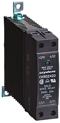 Produktfoto 1 von Sensata Crydom CKR24 DIN-Schienen Halbleiterrelais Instant, 1-poliger Schließer 280 V eff / 30 A