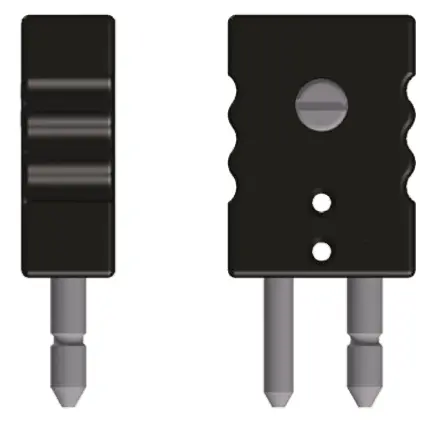 Produktfoto 1 von Reckmann Standardgröße Thermoelement-Steckverbinder Stecker, Stecker für Thermoelement Typ K