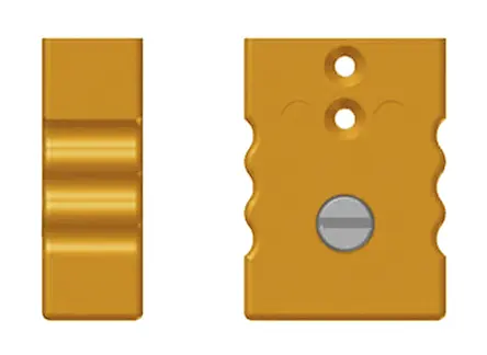 Produktfoto 1 von Reckmann Standardgröße Thermoelement-Steckverbinder Steckbuchse für Thermoelement Typ R/S