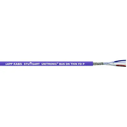 Produktfoto 1 von Lapp UNITRONIC BUS PB Datenkabel, 2-adrig x 0.64 mm² 19 AWG Geschirmt Violett, 100 m, Polyvinylchlorid