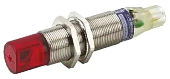 Produktfoto 1 von Telemecanique zylindrisch Optischer Sensor, Reflektierend, Bereich 800 mm, NPN Ausgang, M12-Steckverbinder