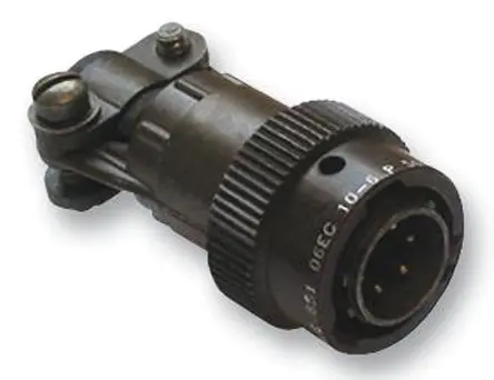 Produktfoto 1 von Souriau Sunbank by Eaton, 851 Kupferlegierung MIL-Spec Rundsteckverbinder Gerade, 6-polig, Kabel, Gehäuse 10 Stecker,