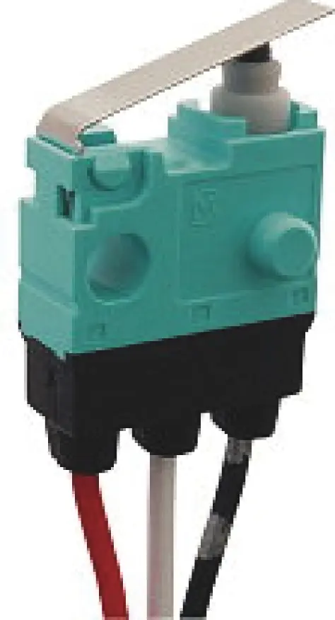 Produktfoto 1 von Panasonic Mikroschalter Blatthebel-Betätiger Lot, 1-poliger Umschalter, 30 V dc, 100mA IP67 1.7N -40 °C - 85 °C