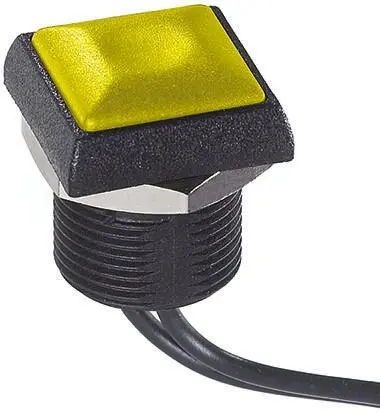 Produktfoto 1 von APEM IR Druckschalter Tastend Panel Ø 16 mm, SPST / 200mA 48 V dc 250 V ac, IP67
