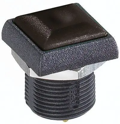 Produktfoto 1 von APEM IR Druckschalter Tastend Panel Ø 16 mm, SPST / 200mA 48 V dc 250 V ac, IP67