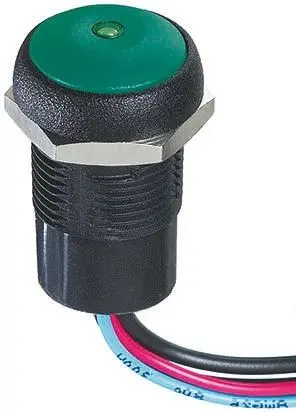 Produktfoto 1 von APEM IR Druckschalter Grün Beleuchtet Tastend Panel Ø 16 mm, SPST / 200mA 48 V dc, IP67