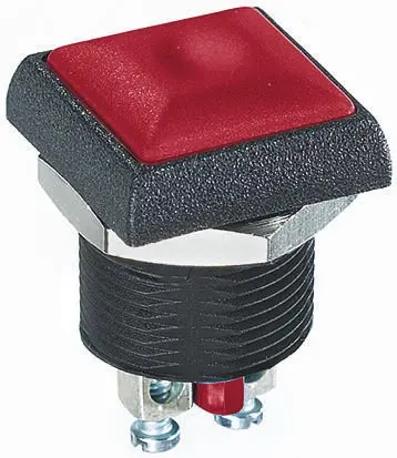 Produktfoto 1 von APEM IR Druckschalter Tastend Panel Ø 16 mm, SPST / 2 A 48 V dc, IP40