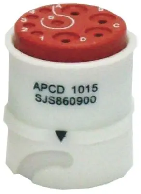 Produktfoto 1 von Amphenol PCD US, Twist & Lock Edelstahl MIL-Spec Rundsteckverbinder Gerade, 9-polig, Gehäuse 6.3 mm Buchse Stecker