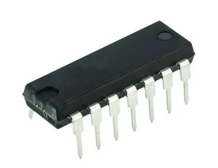Produktfoto 1 von Texas Instruments Logikgatter, 4-Elem., NAND, LS, Open-Collector, 24 mA, 14-Pin, PDIP, 2