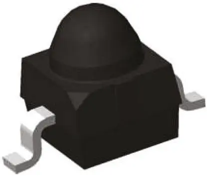 Produktfoto 1 von AEC-Q101 Vishay IR-Diode, Subminiatur 40 mW, 940 nm, 40 mW/sr, 12 °, 2-Pin, Oberfläche 1-LEDs