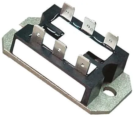 Produktfoto 1 von Vishay Thyristormodul 25 A 1200 V, Gate-Trigger 60 mA 0.38 kA 1.35 V 6-Pin