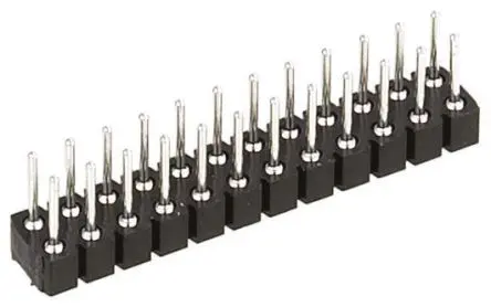Produktfoto 1 von Preci-Dip 802 Stiftleiste Gerade, 16-polig / 2-reihig, Raster 2.54 mm Raster Oberfläche, Unisoliert