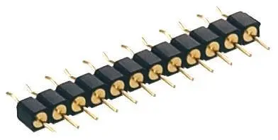 Preci-Dip 350 Stiftleiste Gerade, 11-polig / 1-reihig, Raster 2.54 mm Raster Durchsteckmontage, Platine-Platine,