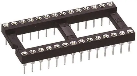Preci-Dip 110 DIL-Sockel Vertikal, 50-Pin Durchsteckmontage Gedreht Gold, Zinn, Raster 2.54 mm Raster Offene Bauform 1A
