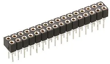 Produktfoto 1 von Preci-Dip 833 Leiterplattenbuchse Gerade Oberfläche 20-polig / 2-reihig, Raster 2 mm Lot
