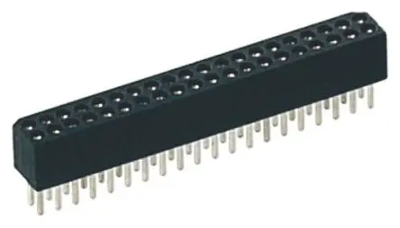 Produktfoto 1 von Preci-Dip 853 Leiterplattenbuchse Gerade Oberfläche 12-polig / 2-reihig, Raster 1.27 mm Lot