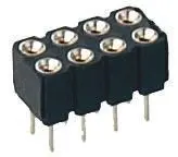 Preci-Dip Leiterplattenbuchse Gerade Durchsteckmontage 8-polig / 2-reihig, Raster 2.54 mm Lot