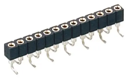 Produktfoto 1 von Preci-Dip Oberfläche SIL-Sockel Gerade, 9-Pin Zinn, Gold, Raster 2 mm Lot 3A