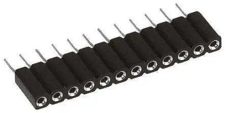 Produktfoto 1 von Preci-Dip Oberfläche SIL-Sockel gewinkelt, 8-Pin Gold, Zinn, Raster 2.54 mm Lot 3A 100 V ac, 150V dc