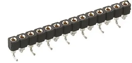 Produktfoto 1 von Preci-Dip Oberfläche SIL-Sockel Gerade, 9-Pin Zinn, Gold, Raster 2.54 mm Lot 3A 150V dc