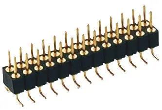 Produktfoto 1 von Preci-Dip 832 Stiftleiste Gerade, 18-polig / 2-reihig, Raster 2 mm Raster Oberfläche, Unisoliert