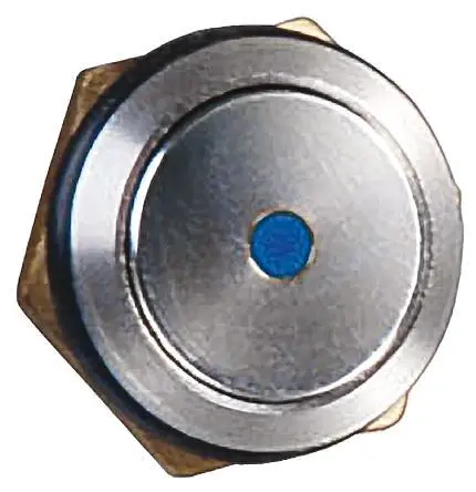 Produktfoto 1 von ITW 48M Druckschalter Blau Beleuchtet Rastend Panel Ø 19.4 mm, SPST / 250mA 48 V dc 250 V ac, IP67