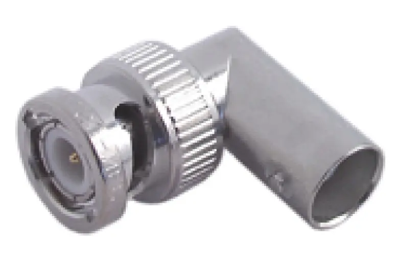 Produktfoto 1 von Huber+Suhner HF Adapter, 50 Ω, gewinkelt, 4 GHz Stecker Buchse, Koaxial Nennspannung